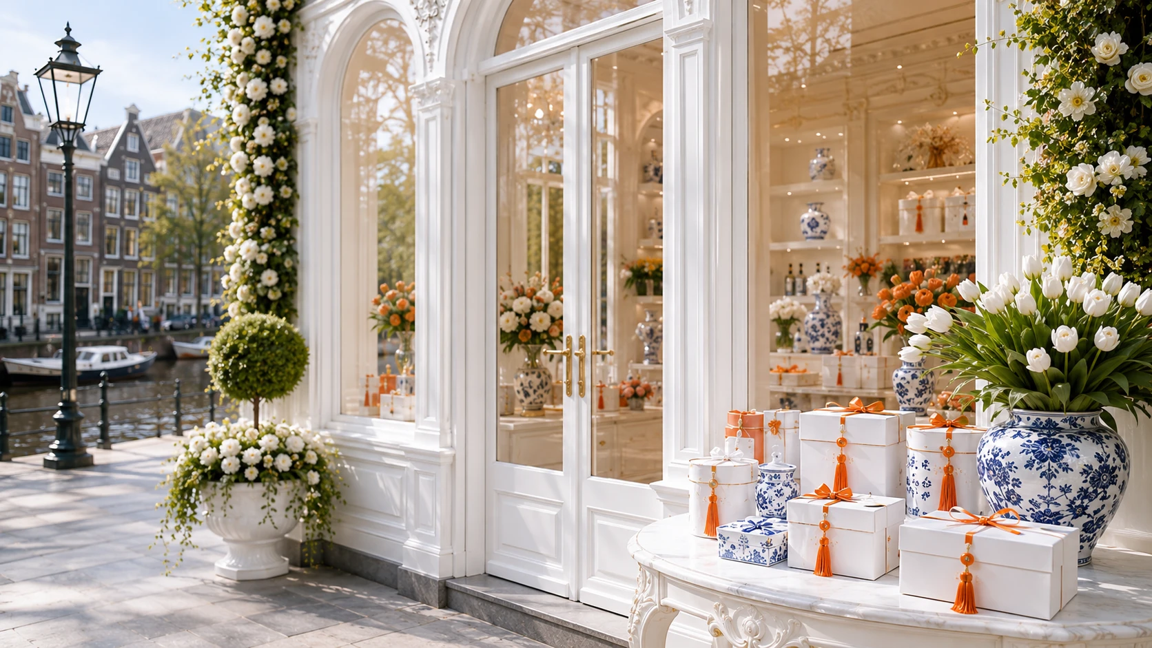 Huis van Lys boutique setting by an Amsterdam canal