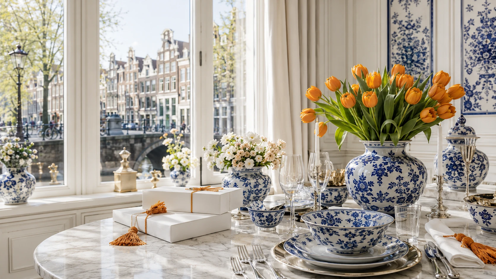 Huis van Lys premium products in a bright Dutch interior