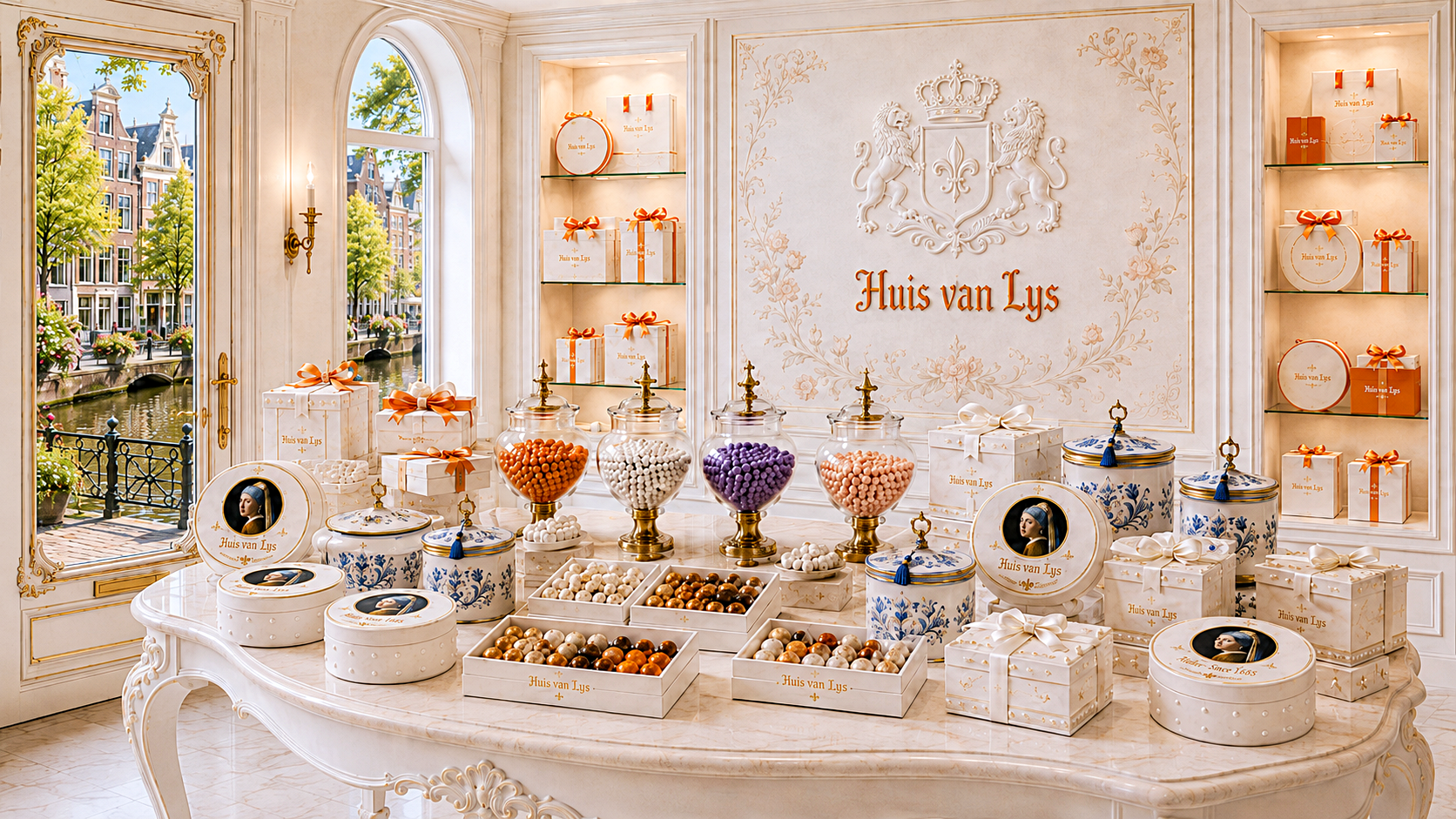 Huis van Lys luxury shop interior
